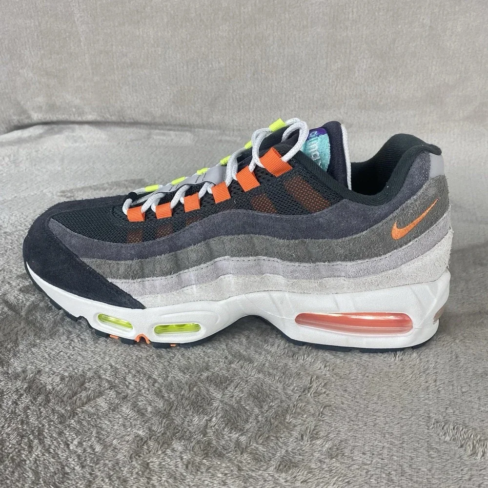 Nike Air Max 95 Big Bubble OG Greedy Men Shoes Size 11 Gray Suede IU2636-300 NEW